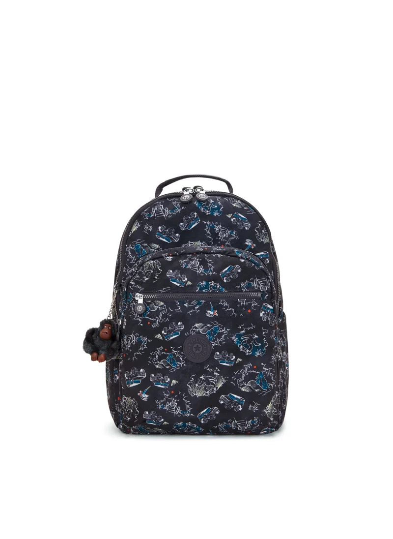 kipling Seoul Lap Tree House Bl Large Backpack