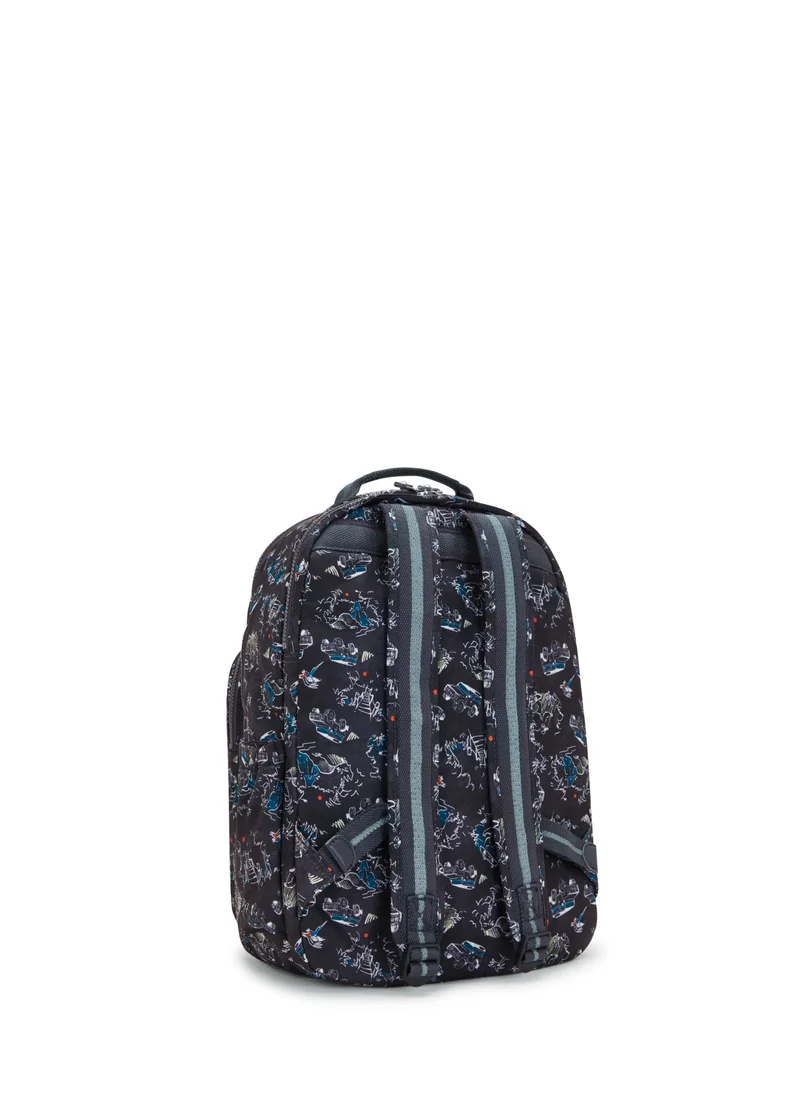 kipling Seoul Lap Tree House Bl Large Backpack