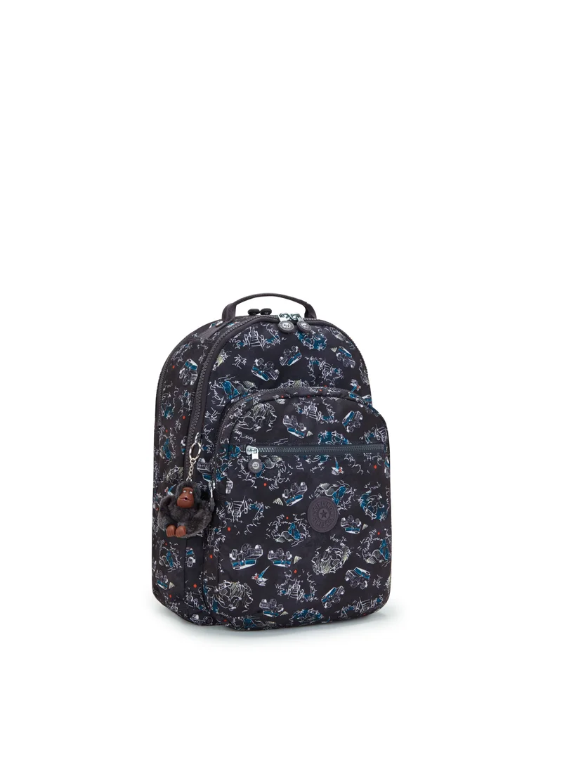 kipling Seoul Lap Tree House Bl Large Backpack