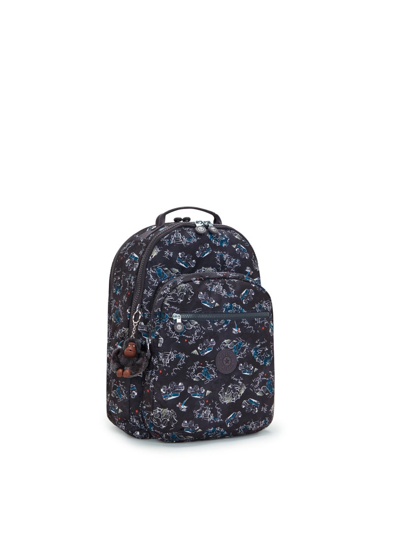 kipling Seoul Lap Tree House Bl Large Backpack  - Image 4