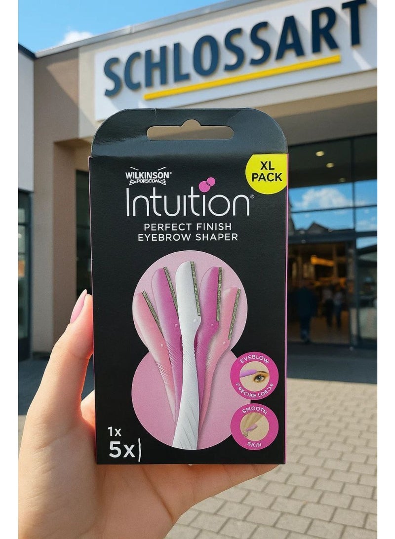 Intuition Perfect Finish Eyebrow Shaper 5PCS +Protection Cap