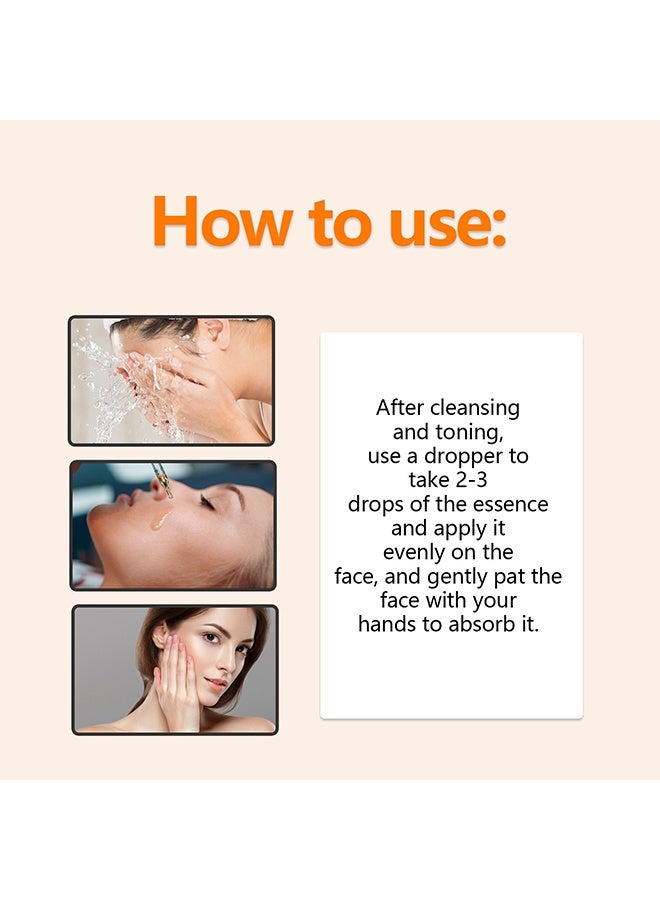 OUHOE Vitamin C  Serum 30ml - Dark Spot Correcting Facial Serum, Vit C Serum with Hyaluronic Acid, Ferulic Acid, & Vit E - Anti Aging and Skin Brightening Serum, Pure Vitamin C Serum Skin Care - Image 4