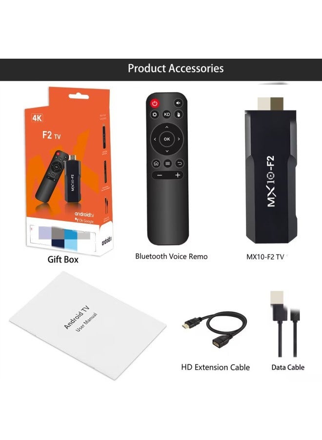 MX10- F2 TV Set-top Box Video Player Home TV Box Version-Color:MX10 F2  - Image 3