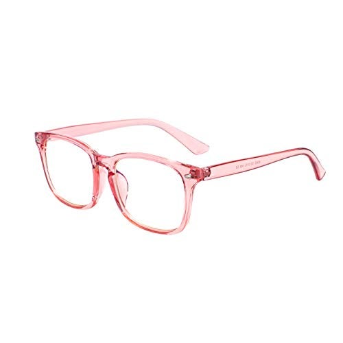MAXJULI Blue Light Blocking Glasses,Computer Reading/Gaming/TV/Phones Glasses for Women Men(Pink) - Image 2