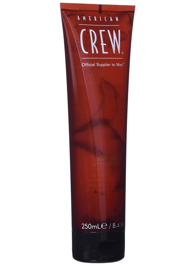 AMERICAN CREW جل شعر للرجال من أمريكان كرو، تثبيت خفيف مع لمعة منخفضة، 8.4 أونصة سائلة