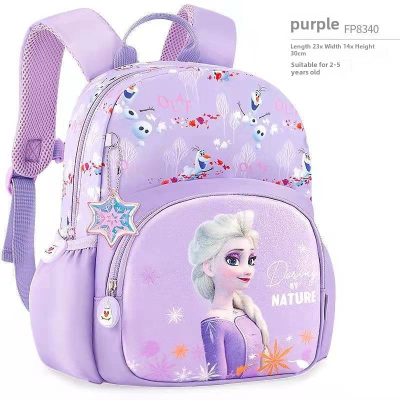 Disney Frozen Princess Elsa Kids Backpack 3-6 Years Snow Purple 