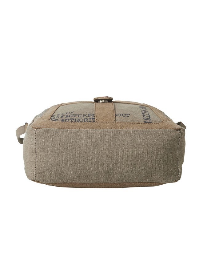 Mona B Canvas Crossbody Handbag for Women with Adjustable Shoulder Strap - Escape Brown - Image 4