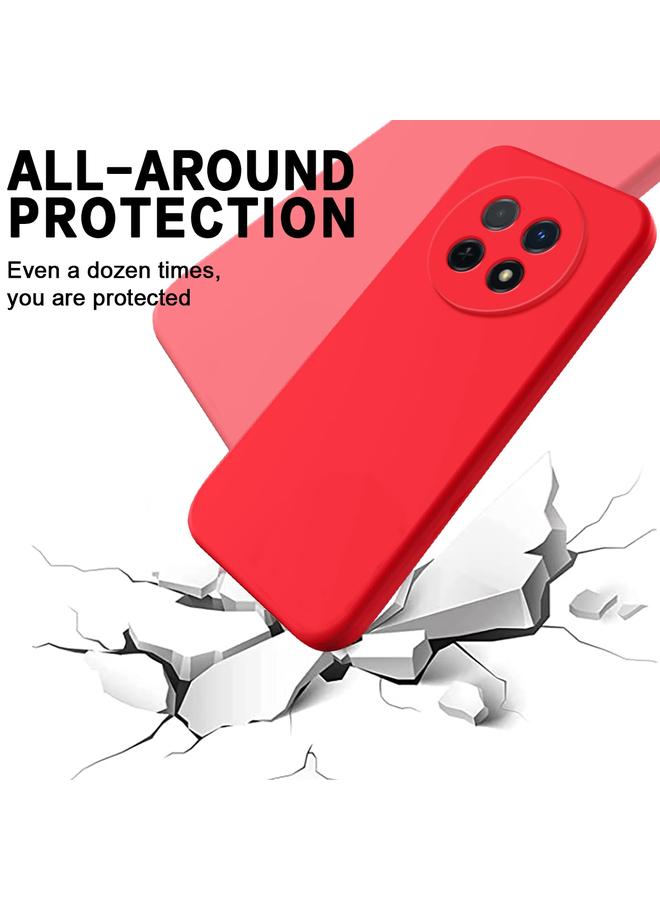 Zaboon Case For Huawei Nova Y91 4G Solid Color Liquid Silicone Dropproof Full Coverage Protective Case - Image 5