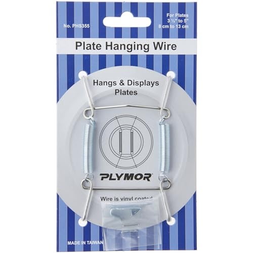 Plymor Stainless Steel Wall Mountable Plate Hanger, 3.125" H x 1.75" W x 0.5" D (For Plates 3.5" - 5") - Image 2