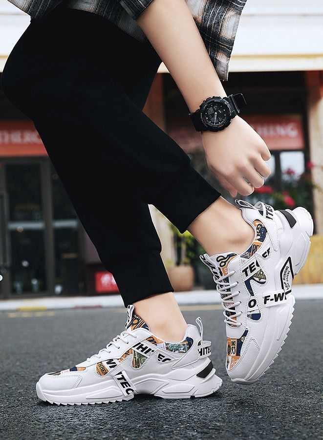 NIBEMINENT Men's Casual Shoes Teen Student Sneakers  - Image 1
