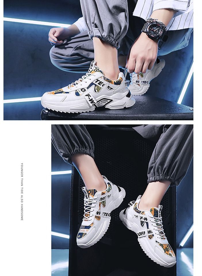 NIBEMINENT Men's Casual Shoes Teen Student Sneakers  - Image 2