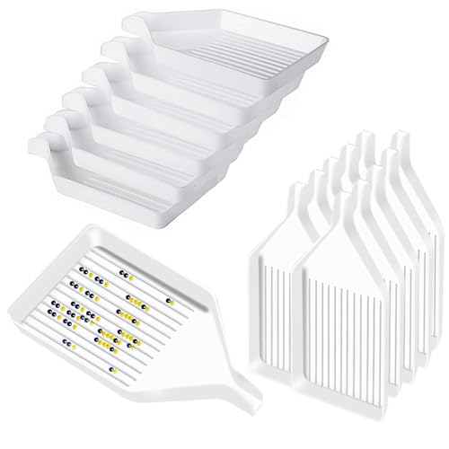 SXDMHYB 11PCS Plastic Diamond Painting Trays 38 x 22 Inches Bead Sorting TraysRhinestone Tray OrganizerDiamond Painting Accessories and Tools for DIY Crafts Rhinestone Sorting Tray - Image 1
