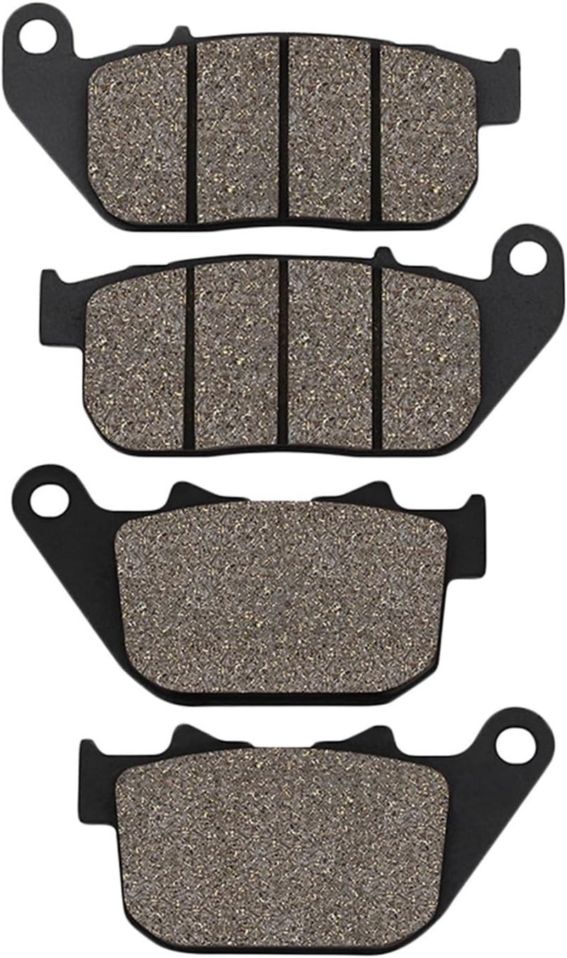 Wivplex Motorcycle Front and Rear Brake Pads for Harley - Image 1