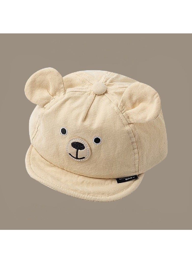 KUYING Beige Series Duckbill Cap Children's Cute Hat 