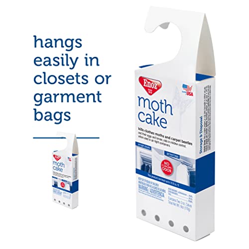 Enoz كعكة إينوز لقتل عث الملابس، خنافس السجاد، والبيض واليرقات - Image 4