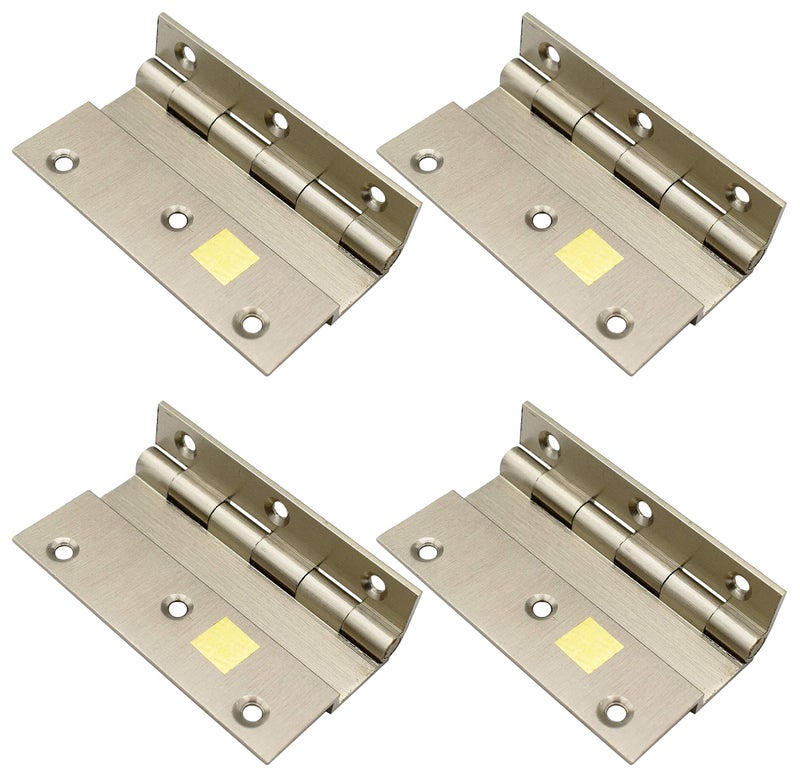 RAB Hinges Brass for Door, Window, Cupboard, Cabinet, Hinges Full Overlay Doors (Code:- L Hing, Size- L 3x3/8, 6mm, Pack of 4 Pcs) - Image 5