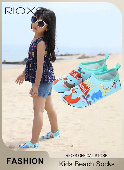 Water Shoes Beach Socks For Kids, Toddler Baby Girls Boys Barefoot, Quick-Dry Non-Slip Swim Socks, Quick-Dry Non-Slip Diving Socks, Sports Shoes For Kid In Beach Swimming Pool Water Park