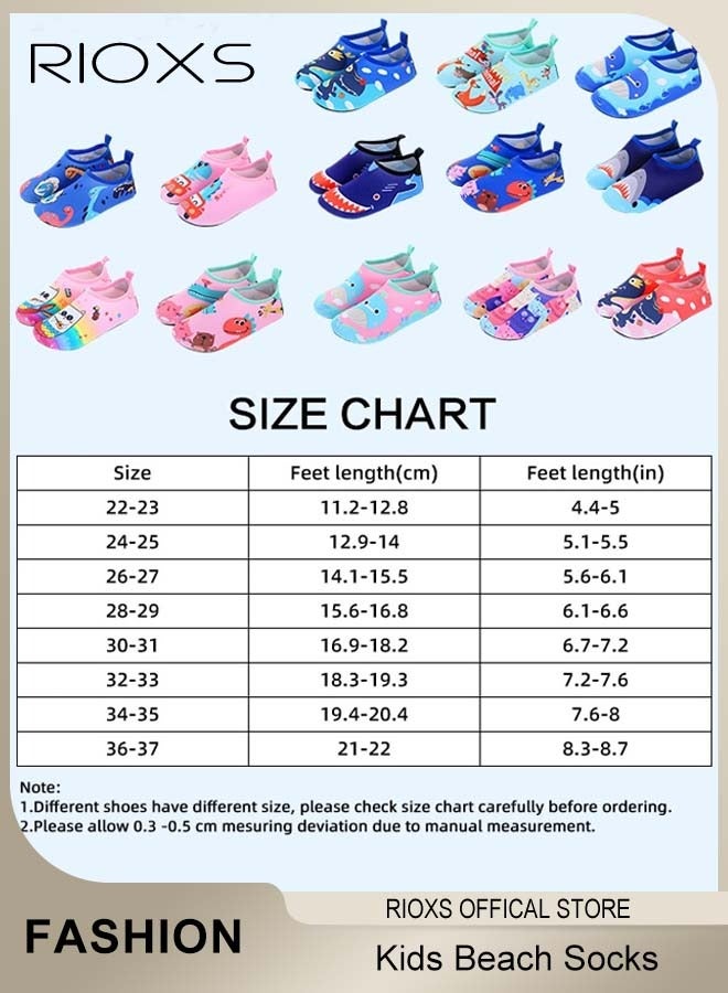 Water Shoes Beach Socks For Kids, Toddler Baby Girls Boys Barefoot, Quick-Dry Non-Slip Swim Socks, Quick-Dry Non-Slip Diving Socks, Sports Shoes For Kid In Beach Swimming Pool Water Park