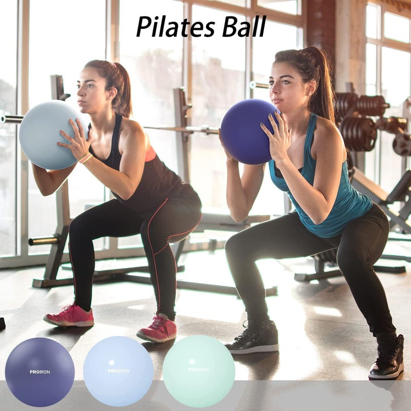 PROIRON Pilates Ball 25cm Mini Ball Small Exercise Ball for Pilates, Yoga, Core Training, Physical Therapy, Balance, Stability, Stretching - Image 2