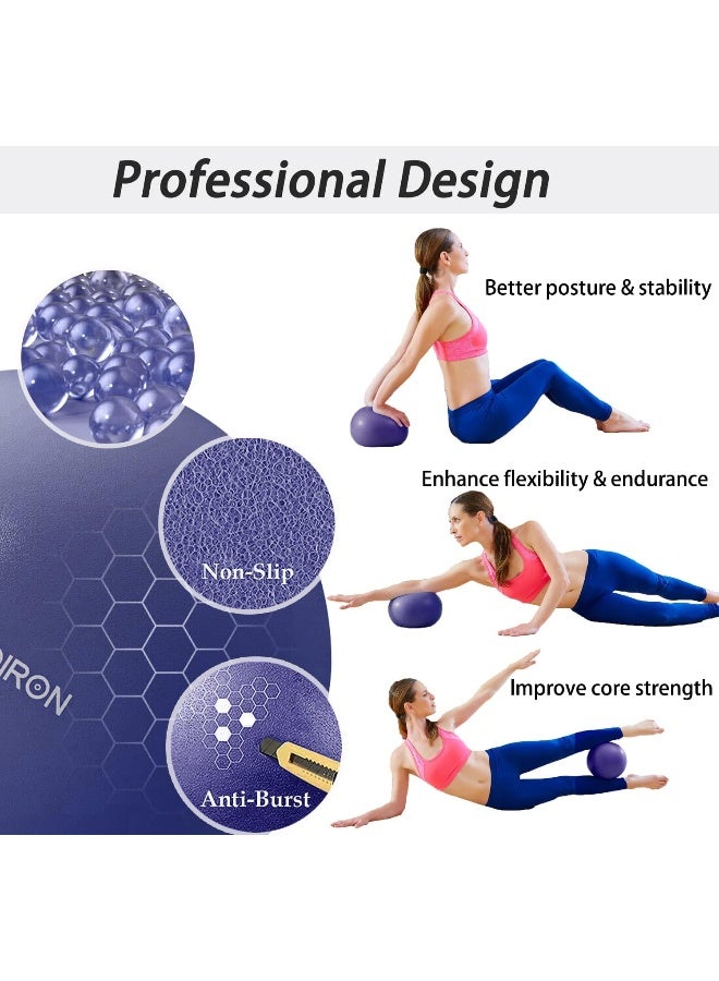 PROIRON Pilates Ball 25cm Mini Ball Small Exercise Ball for Pilates, Yoga, Core Training, Physical Therapy, Balance, Stability, Stretching - Image 3