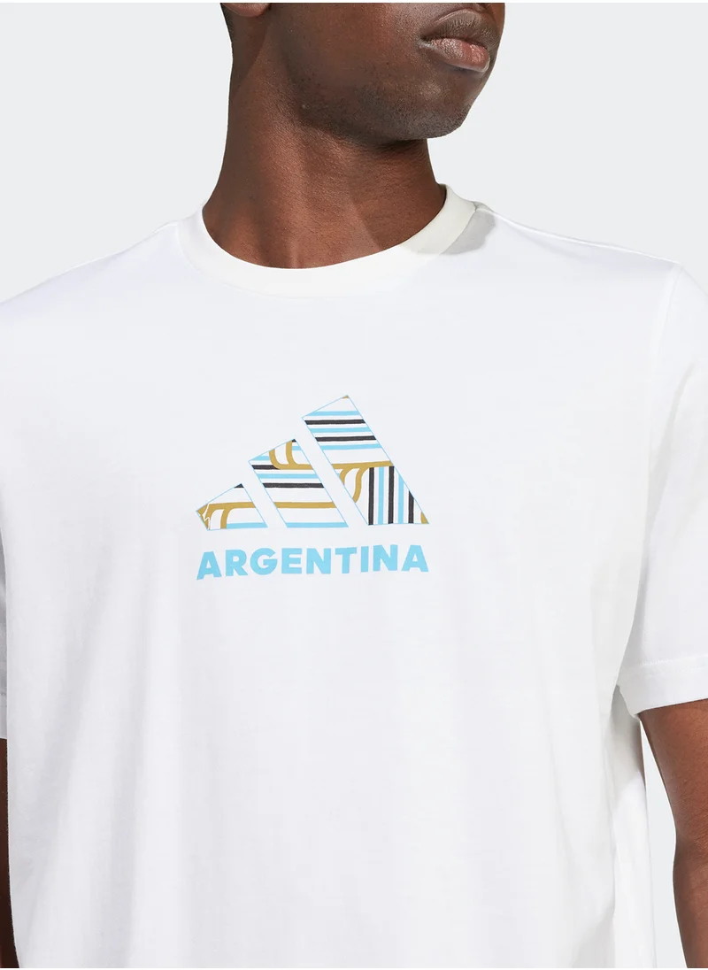 اديداس Argentina Fan Graphic T-Shirt