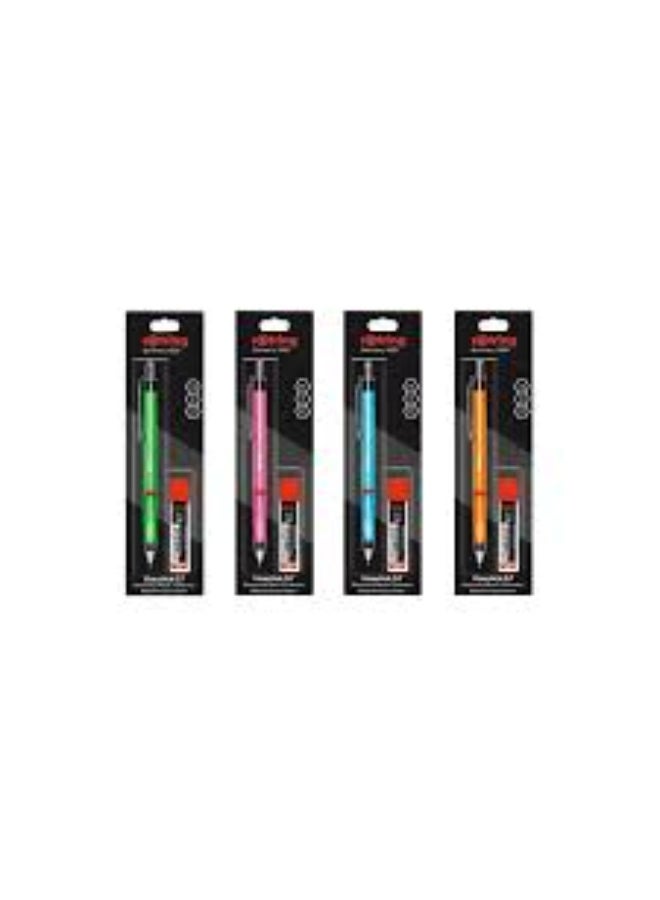 روترينج قلم رصاص ميكانيكي مع سنون الوان متعددة - Image 1