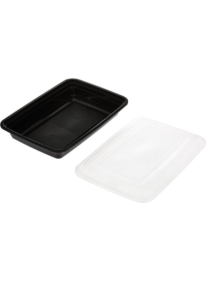 Lynacz Original 12 Pieces Disposable Microwave Container Rectangular - 1 Compartment - Image 2