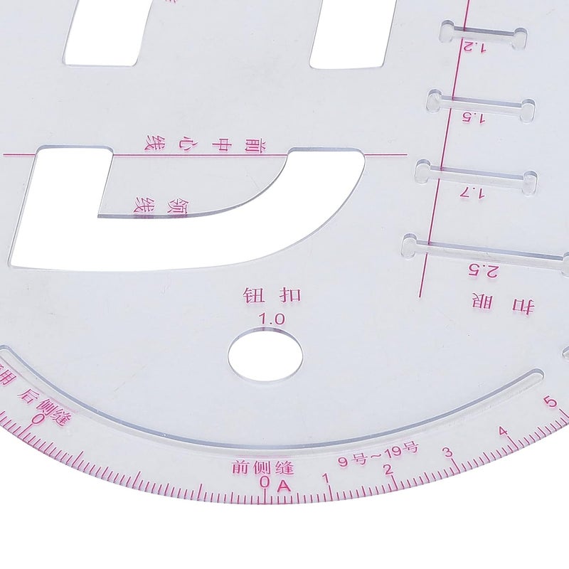 Tailoring Sewing Sleeve Curve Ruler Bendable Plastic Tool for Accurate Curves and Lines, for Sewing Enthusiasts - 1Pc - Image 4
