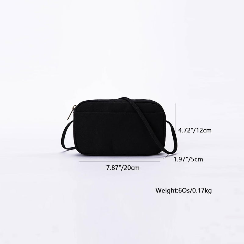 YONBEN Womens Crossbody Bag Small Shoulder Handbags Ladies Designer Satchel Purse (Black, S) - Image 2