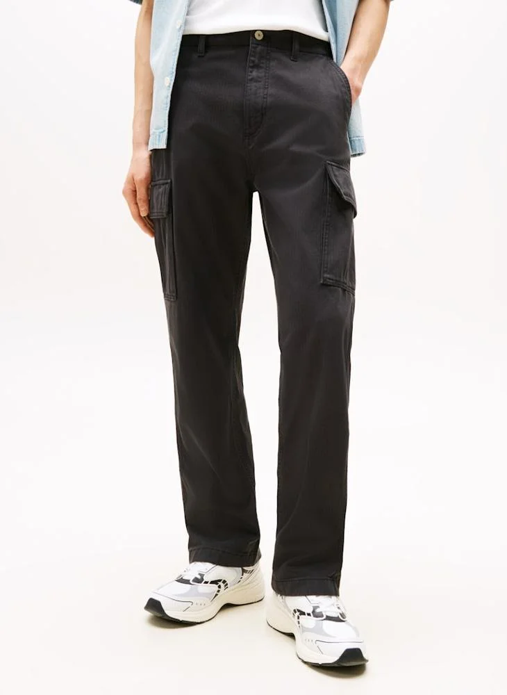 تومي جينز Herringbone Cargo Trousers