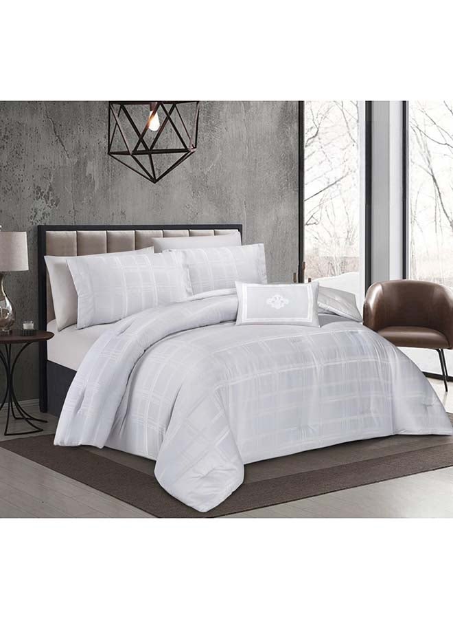 Hours Comforter set  with an elegant pattern, 7 pieces, king size, two person  - Image 2