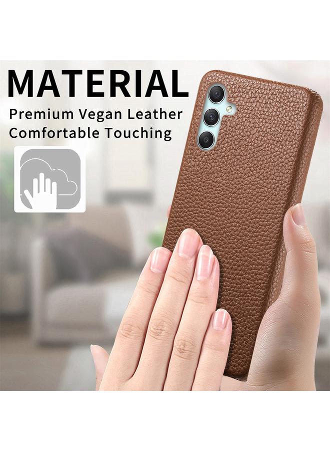 S-TOP Case For Samsung Galaxy A34 Litchi Oil Edge Leather Back Phone Case - Image 2