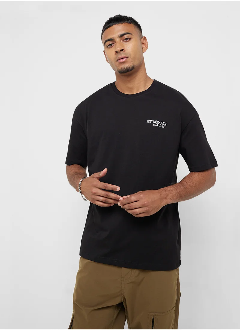 Seventy Five Oversized Graphic T-Shirt