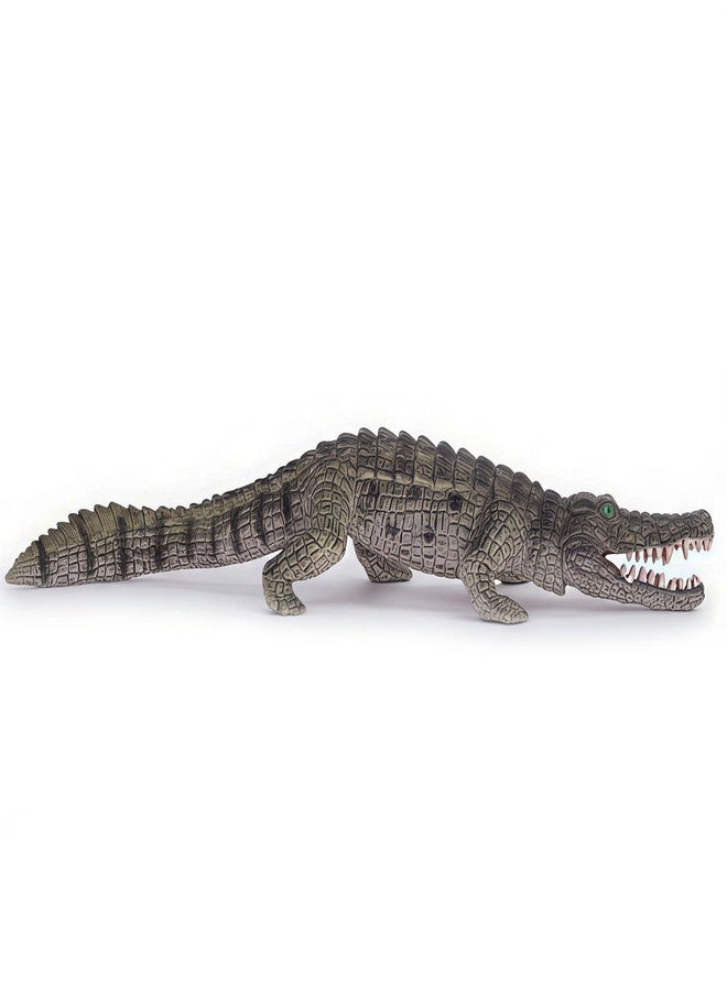 Higherbros Crocodile Safari Animal Toy for Kids Aligator Toy with Moveable Jaw for Kids Natural World Crocodile Aligator Action Figures Wildlife Figurine - Image 4