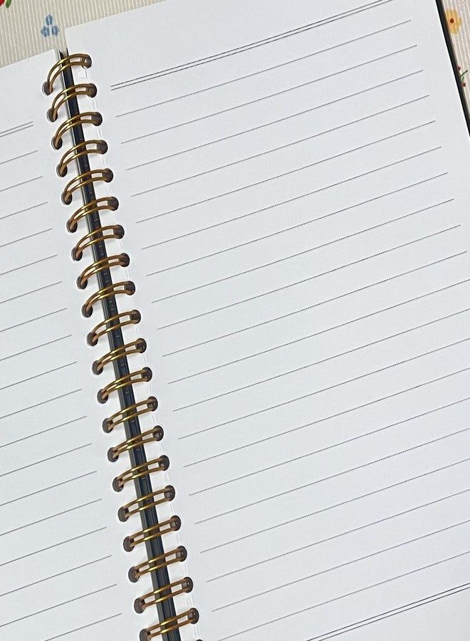 OXW Coquette Pink Bow Notebook Journal, Pink Planner Cute Cherry Notebook Journal for Women Girls, Coquette School Supplies, Coquette Stuff Planner, College Ruled Spiral Notebook 5.5 x 8.3 - Image 4
