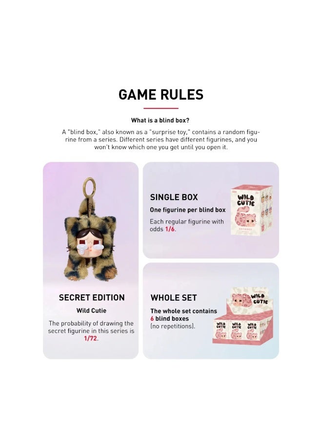 CRY BABY Leopard Cat Series Blind Box Vinyl Keychain Blind Box(High quality version) - Image 3