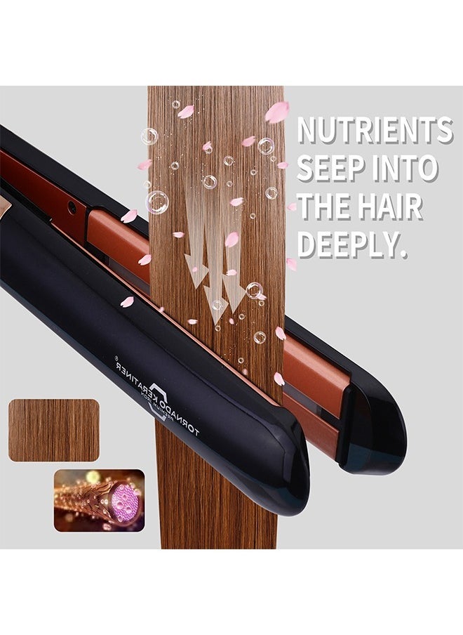 Tornado Keratiner - Infrared Hair Straightener Ceramic Straightener With Lcd Monitor - Image 1
