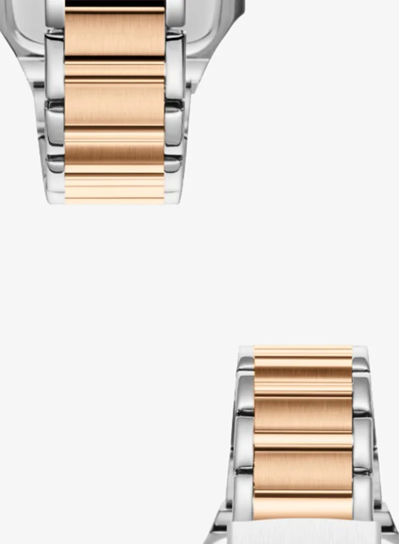 Lee Cooper SILVER/ROSE GOLD Men's METAL Analog Watch LC08269.590 - 38,3X46 mm for Men | Best Price UAE