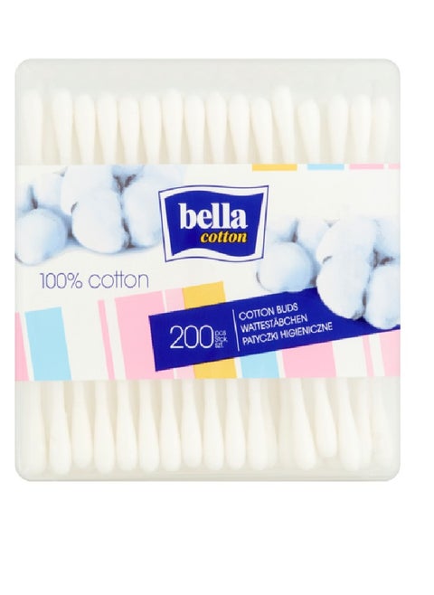 Cotton Buds Made From 100% Cotton 200Pcs