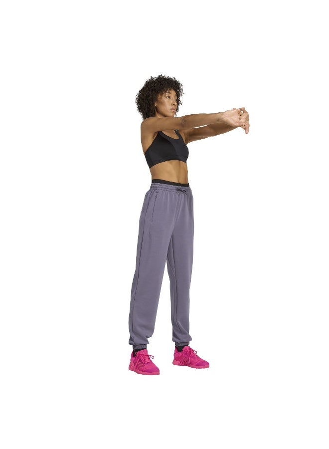 Adidas D4T Knit Pant Purple Training Pants For Women XS - Image 4