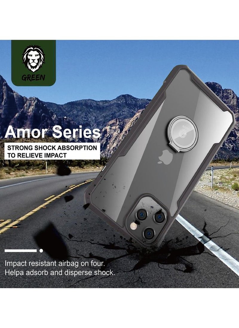GREEN LION - Protective Case For iphone 11 Pro Shockproof Case with Ring - Image 1