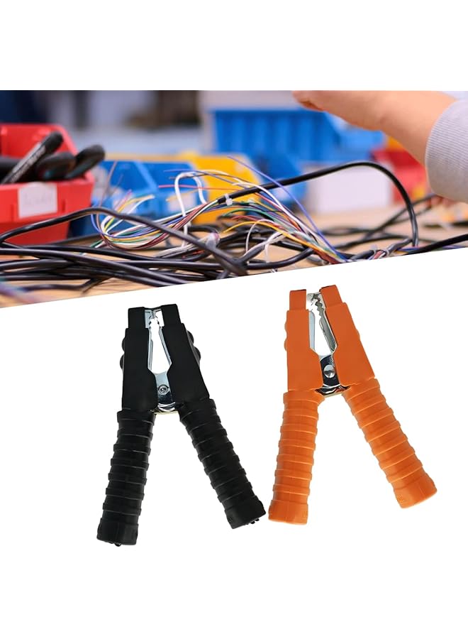 Generic Heavy Duty Battery Booster Cable Clamps – 2Pcs, Fully Insulated, Strong Spring, Pure Steel Clip, Pvc Handle, Universal For Cars, Trucks, Suvs, Boats, And Agricultural Vehicles  - Image 5