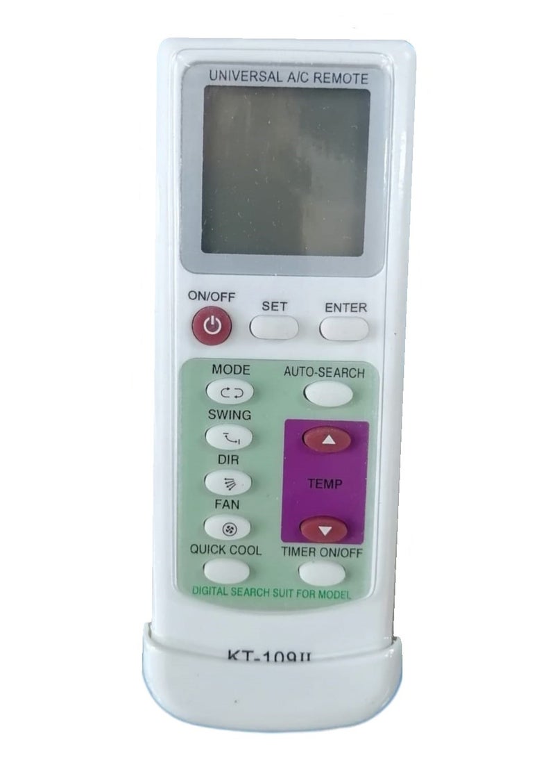 يونيفرسال ريموت جهاز تحكم عن بعد عالمي لمكيفات التيار المتردد KT-109 II أبيض - Image 2