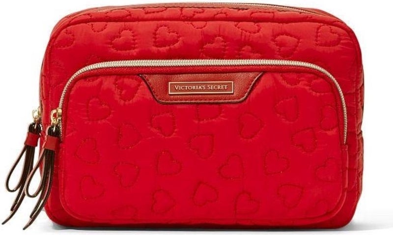 Victoria's Secret Beauty Valentine's Day Special Heart Series Makeup Bag  - Image 1