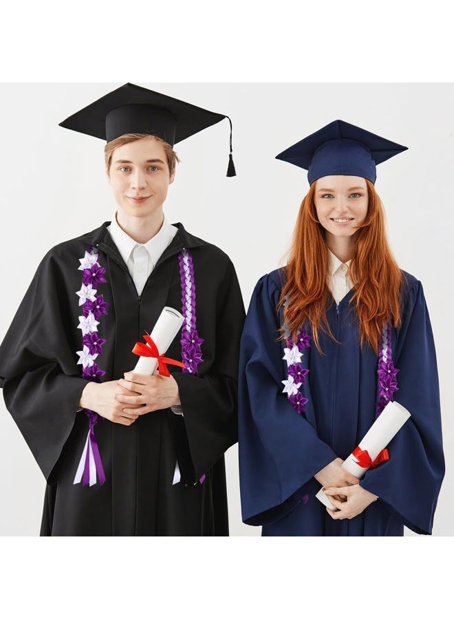 TFTAFAN TFTANFAN Graduation Flower Lei Hawaiian Floral Necklace for Graduation Ceremony Graduation money lei Gift for Women Men, standard, Nylon, No Gemstone - Image 4