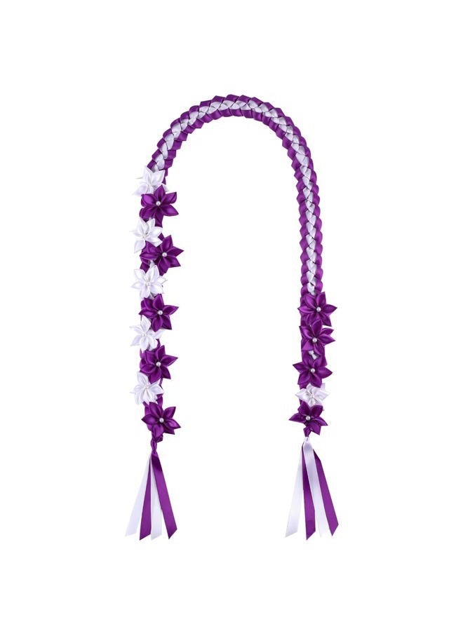 TFTAFAN TFTANFAN Graduation Flower Lei Hawaiian Floral Necklace for Graduation Ceremony Graduation money lei Gift for Women Men, standard, Nylon, No Gemstone - Image 1