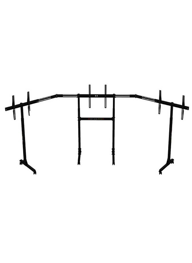 next level RACING - Next Level Racing Triple Monitor Stand – Fits 3x 32"-65" Screens, Up to 70kg, VESA 450x660mm, Matte Black – NLR-A010 - Image 1