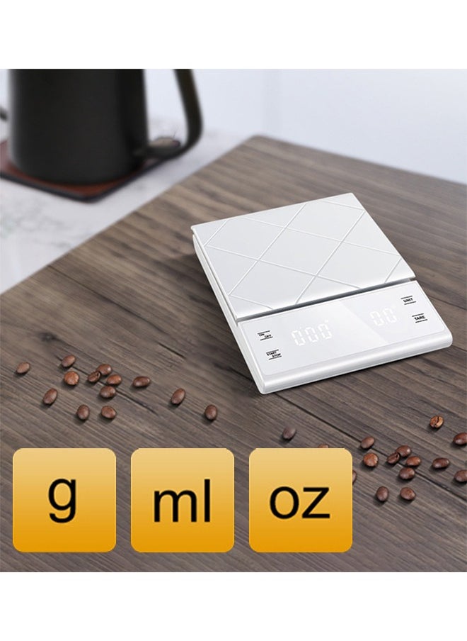 MITOYO - Digital Coffee Scale - LED Electronic Kitchen Scale - Food Scale - USB Rechargeable - 5kg/0.3g - Image 1