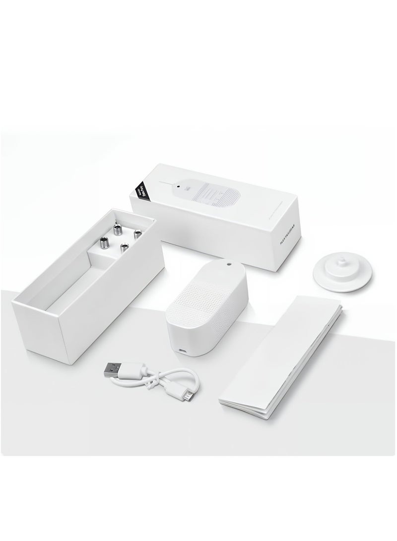 مضخة هواء محمولة صغيرة (منفاخ هواء كوره) – مضخة نفخ وشفط متعددة الاستخدام لكرة السلة وكرة القدم والكرة الطائرة، مناسبة لأكياس السفر المفرغة من الهواء، قابلة للشحن عبر USB، مع 4 إبر للكرات و1 فوهة تفريغ - Image 2