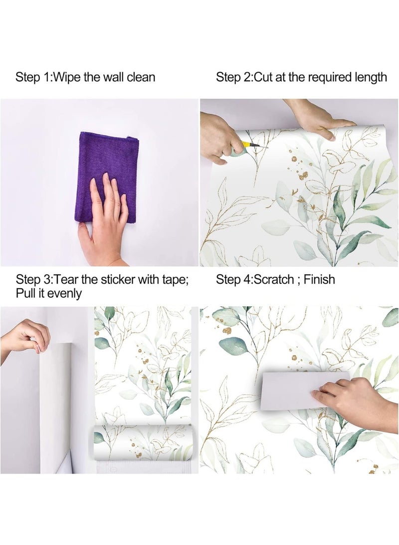 [ بفك ] 40cm * 5M ورق الحائط ، التصميم الإبداعي ، لون نمط خلفية ذاتية اللصق ، تنطبق على مجموعة متنوعة من ديكور المنزل - Image 3